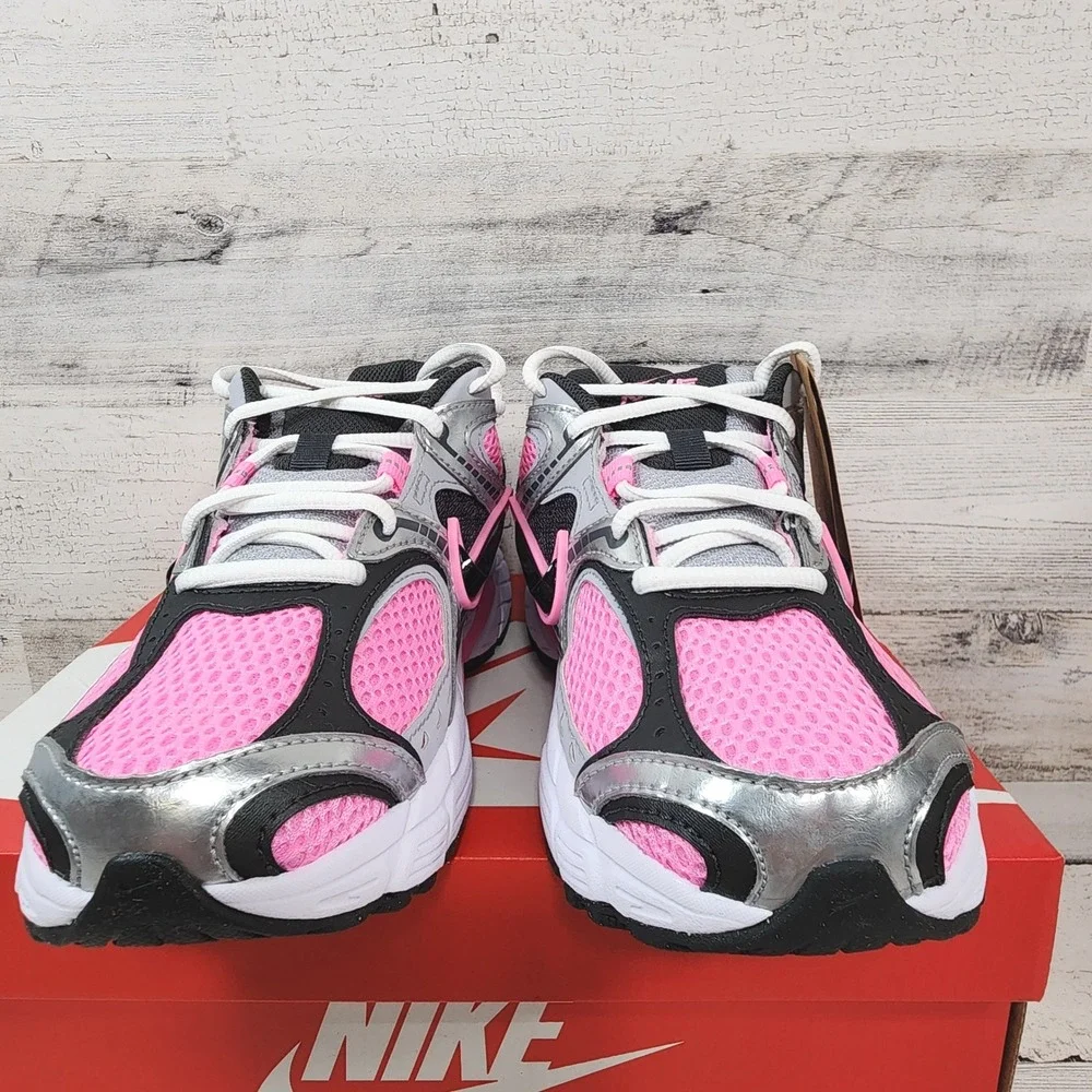 Nike V5 RNR Running Shoes Women Size 7 Pink Spell Black Silver HQ7901 601 NWB